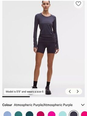 Lululemon athletica swiftly tech Purple Long-Sleeve Women’s Top